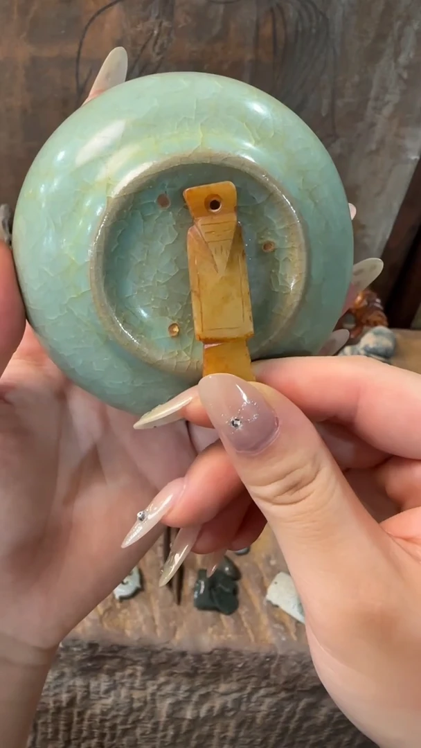 瓷片手工，手绘，陶瓷