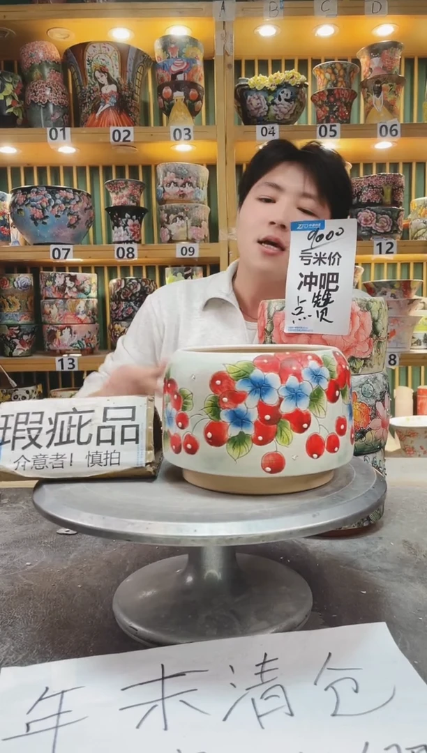 【闪购商品】瓷片默认微瑕一物一拍0119-075