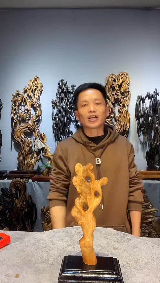 【闪购商品】金丝楠金丝楠小叶桢楠随行摆件2