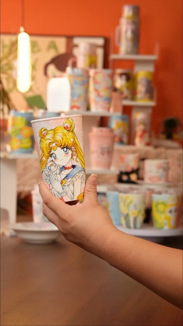 景德镇手工手绘文创陶瓷杯