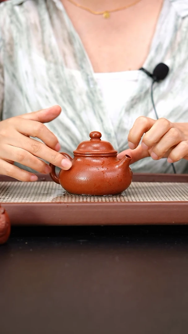 茶壶紫砂小煤窑朱泥纳底容天160