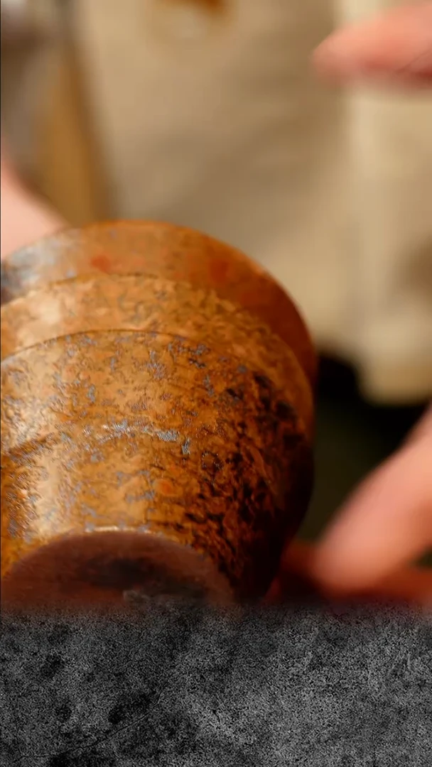 紫砂 宜兴紫砂 柴烧小杯