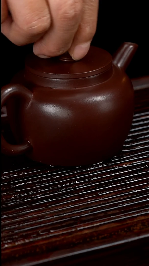 【闪购商品】紫砂茶壶130cc黄龙山原矿底槽清平盖莲子28