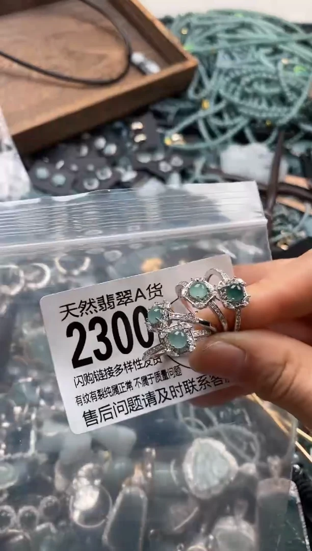 【闪购商品】翡翠颈饰未镶嵌多样性发其一2300