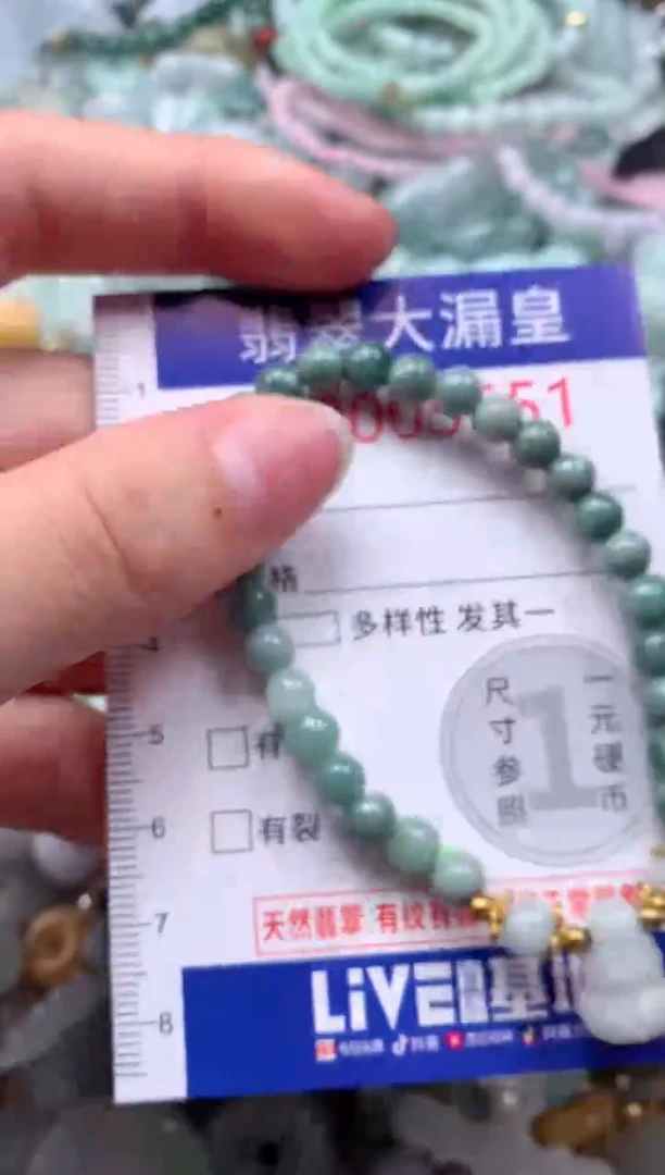 翡翠未镶嵌颈饰5551