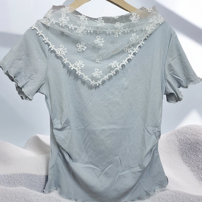 今年2025新款T恤短女款爆款小个子女装