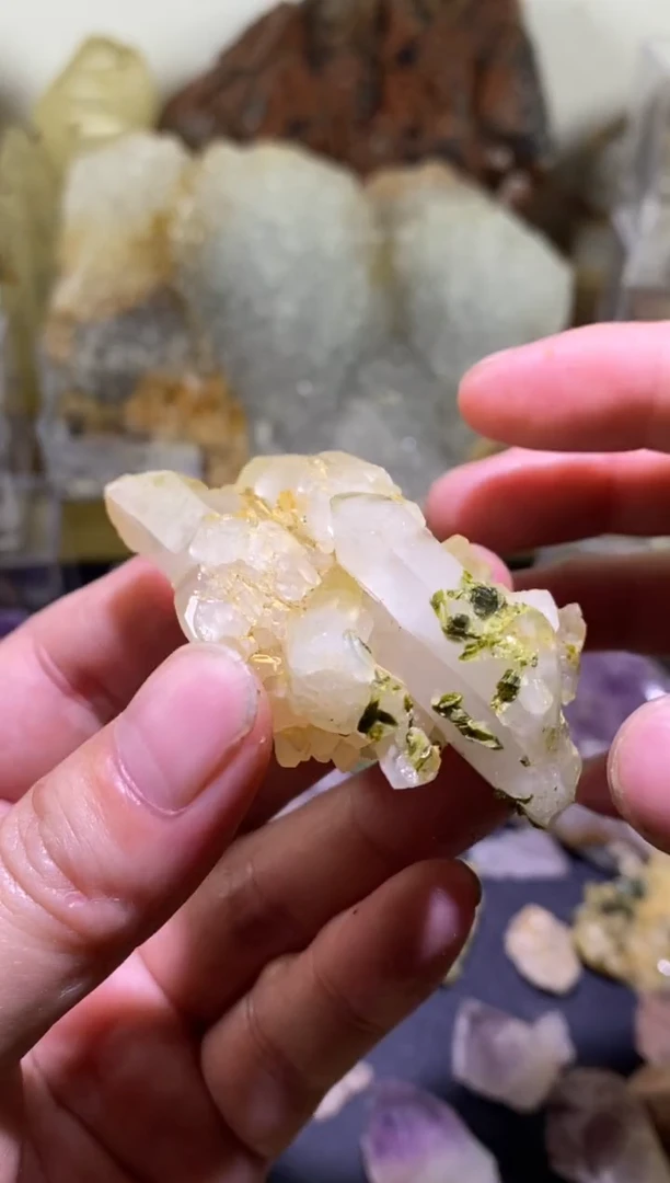 未镶嵌珠宝半成品水晶9号四川美姑超七花园水晶