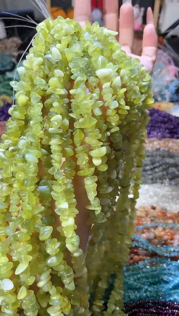 水晶珠宝半成品未镶嵌青提