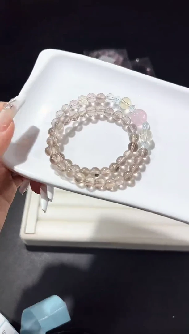 未镶嵌手串水晶15s多样性发其一【1条】默认微瑕