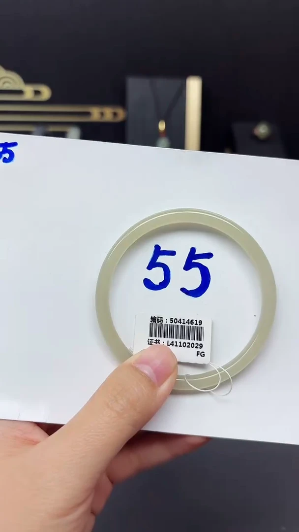 未镶嵌手镯和田玉4619