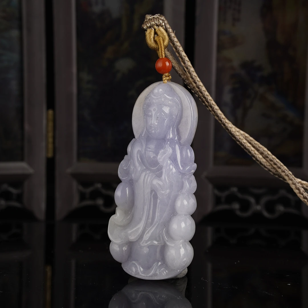 XW11917翡翠观音挂坠
