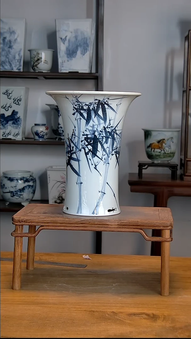 景德镇陶瓷手工花盆