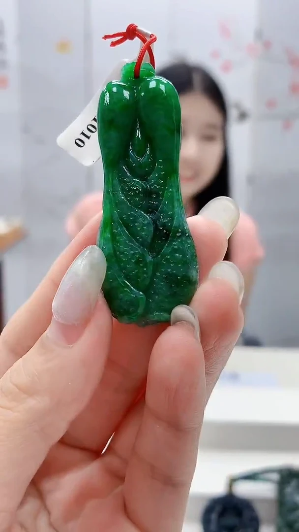 定制翡翠未镶嵌4812lr-毛货挂件225