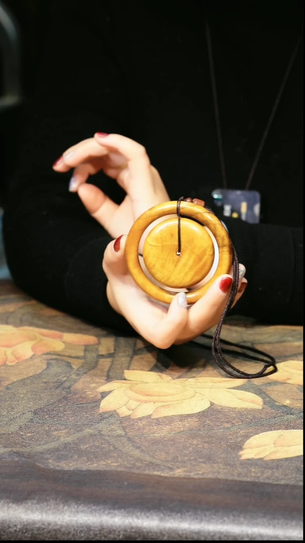 金丝楠小叶桢楠老料平安扣手镯一整套【1】