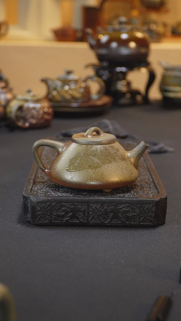 紫砂柴烧纯自然柴烧