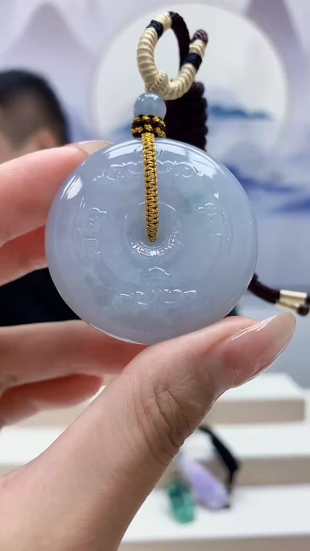 未镶嵌定制翡翠4898MM-毛货挂件116