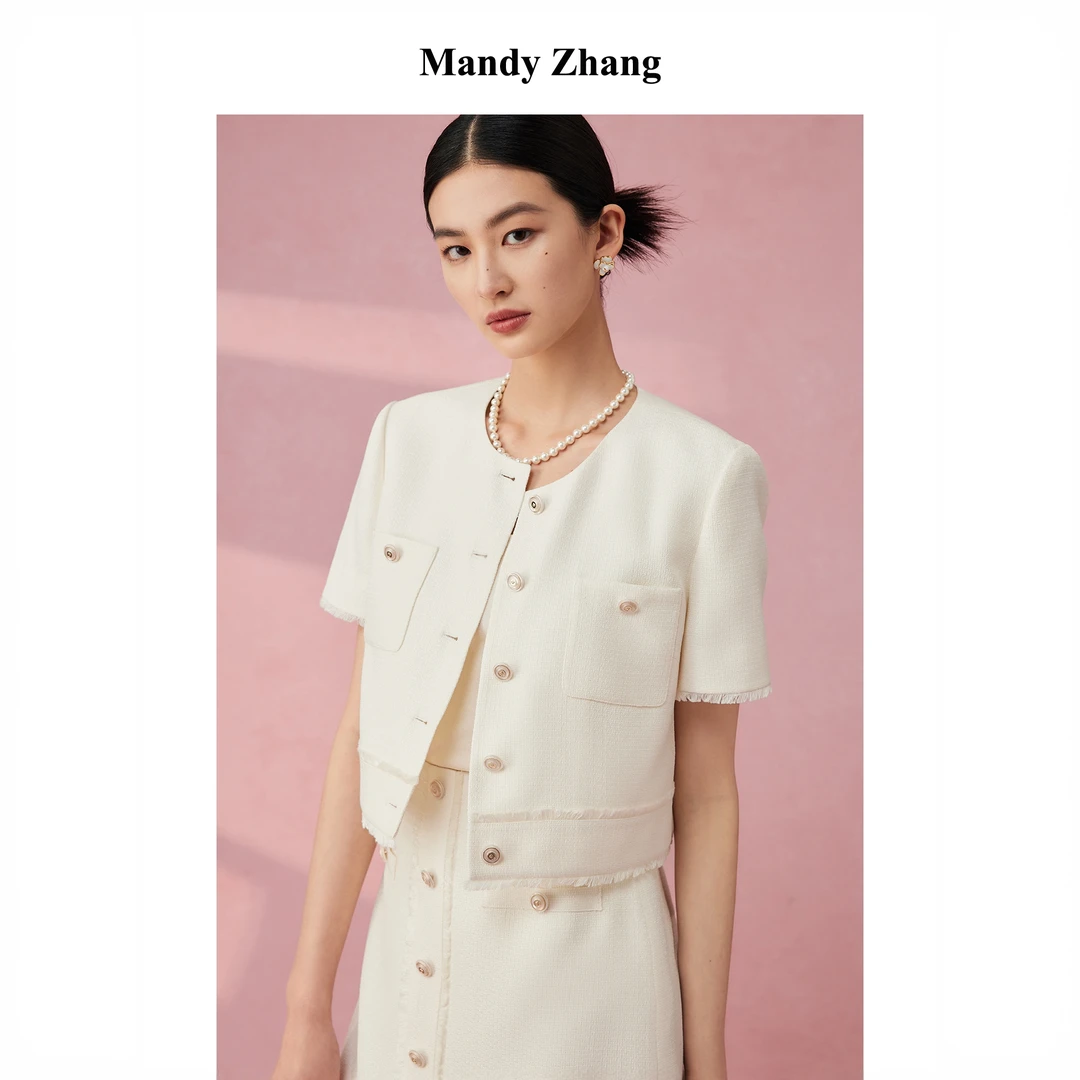 【达人专属】MandyZhang法式风设计感衬衫女夏通勤上衣MCY3047