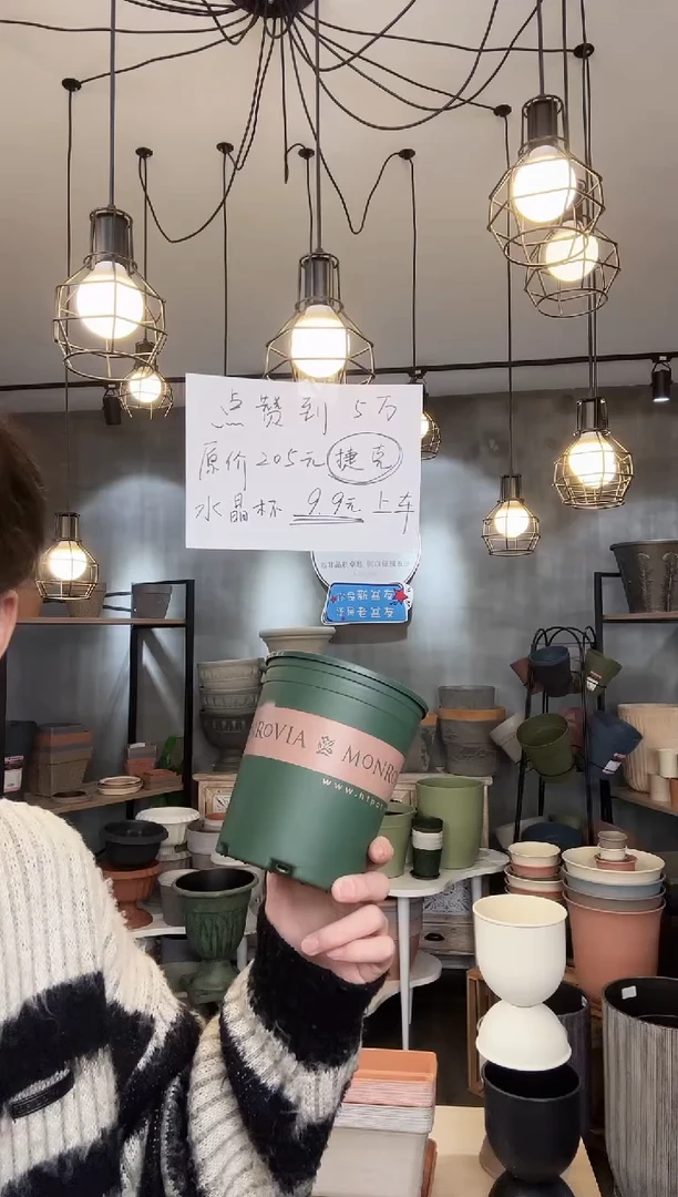 【闪购商品】塑料0.5加仑盆20只