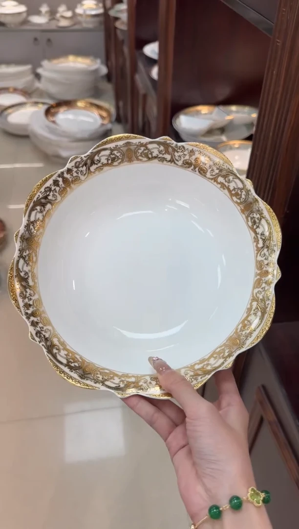 【闪购商品】瓷片9英寸汤碗福利价正品