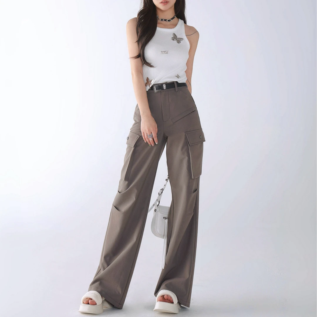 美式高街/CO&SHENG重生150cm小个子夏季速干工装裤直筒高腰