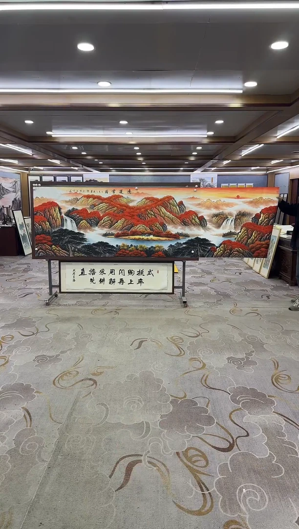 绘画Y-刘雪红-小丈二-山水画