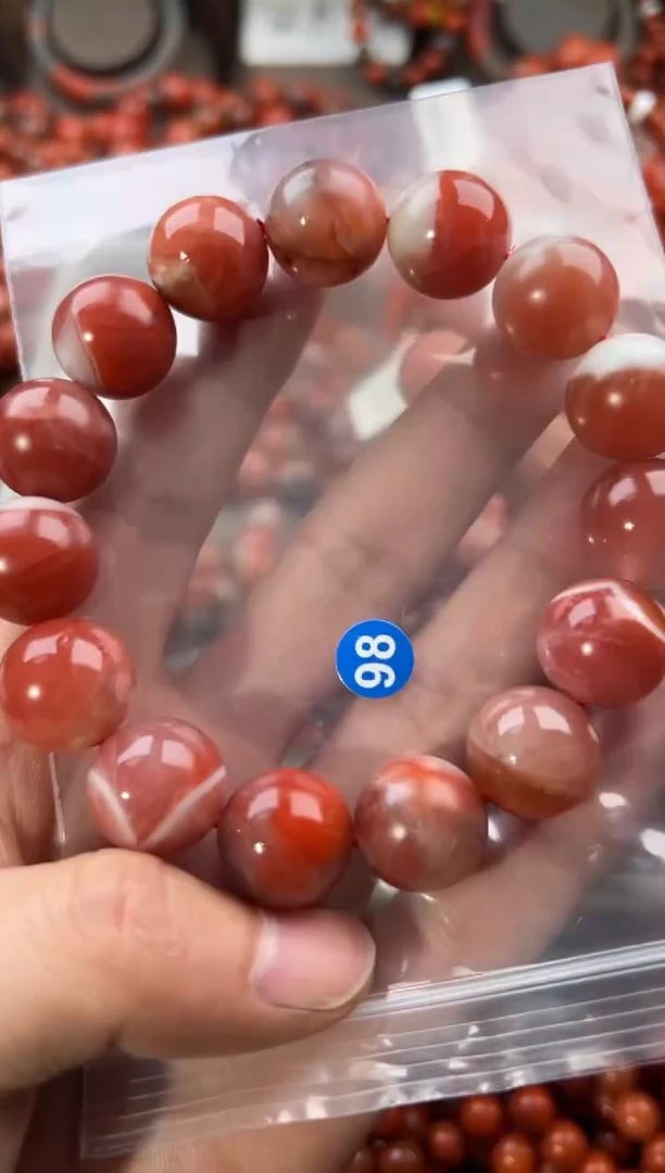 未镶嵌手串南红玛瑙15+