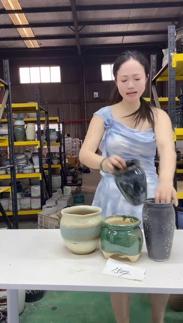 紫砂花盆宜兴紫砂粗陶花盆尺寸