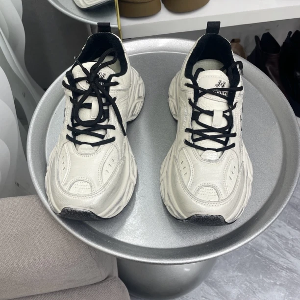 01-094老爹鞋复古做旧百搭小个子运动鞋加绒款