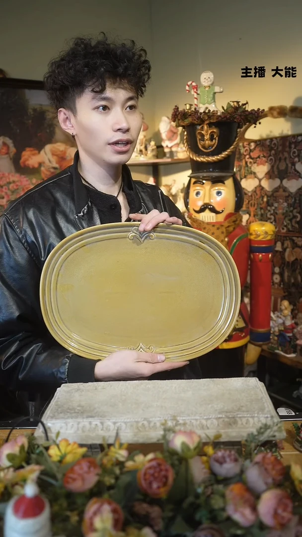 【闪购商品】默认微瑕高端树脂陶瓷摆件M767