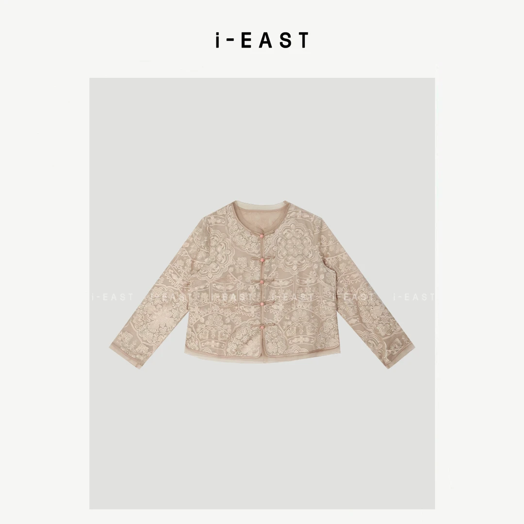 i-EAST 朦胧意境~新中式重工刺绣开衫外套-5C GF5233