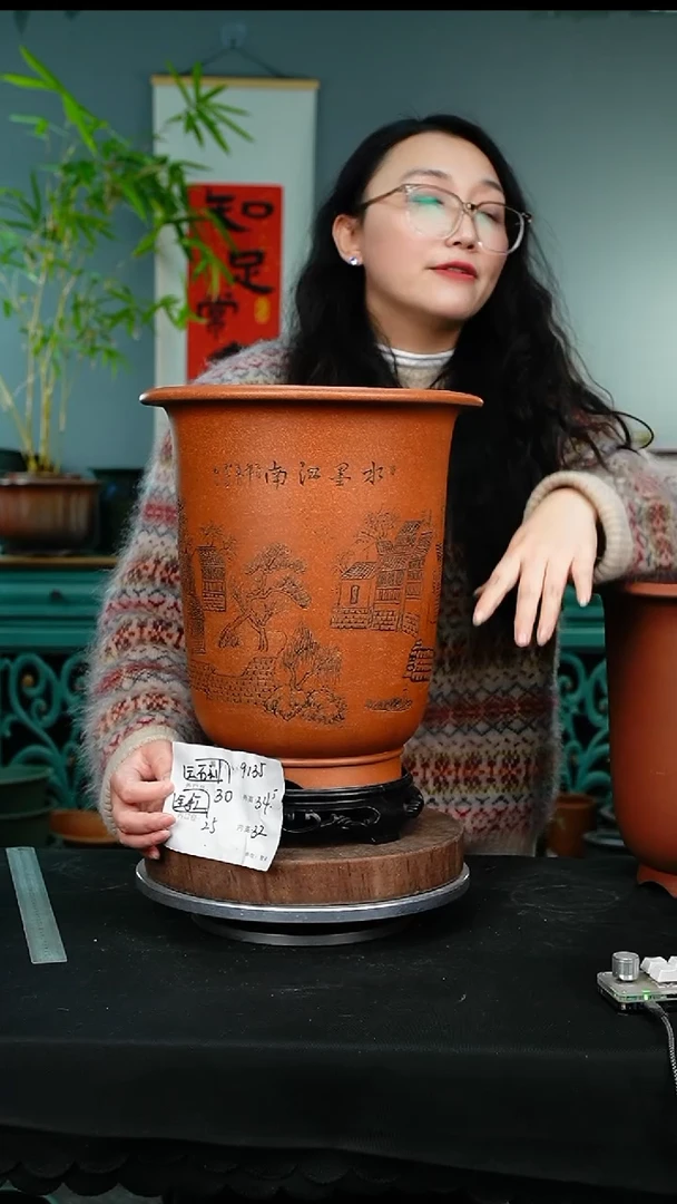 紫砂花盆9135+s紫砂花盆