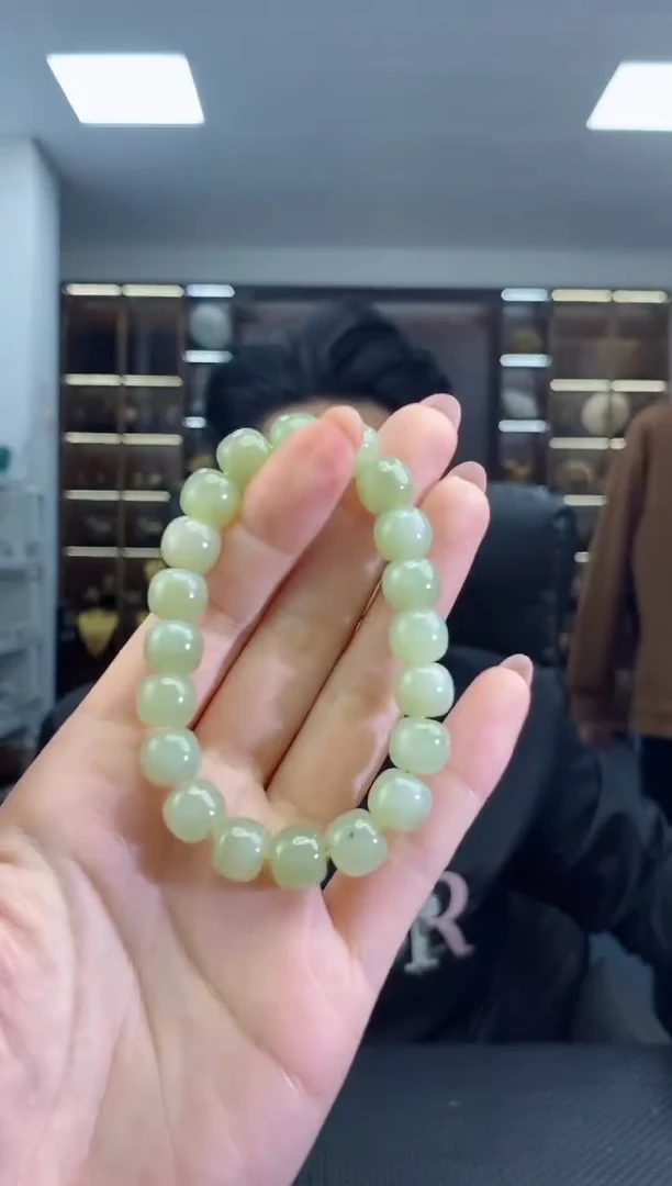 【闪购商品】和田玉手串未镶嵌卡10清货2