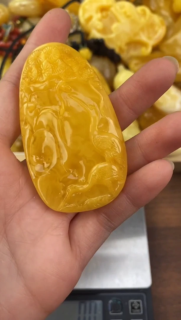 裸石琥珀未镶嵌天然琥珀蜜蜡