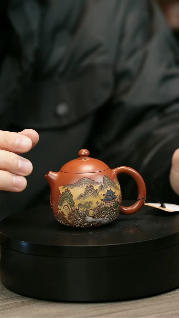 茶壶紫砂特*哥H2205赵翠红彩绘龙蛋