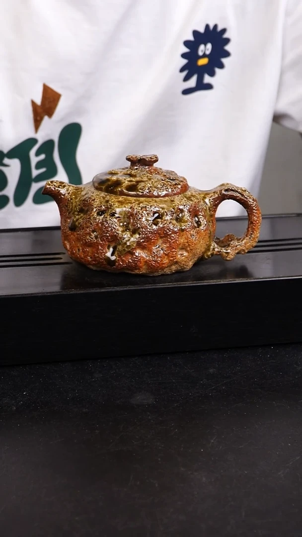 茶壶紫砂宜兴紫砂柴烧壶