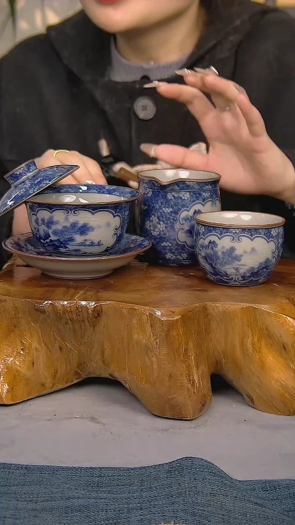 【闪购商品】3件套陶瓷茶具简装家用系列