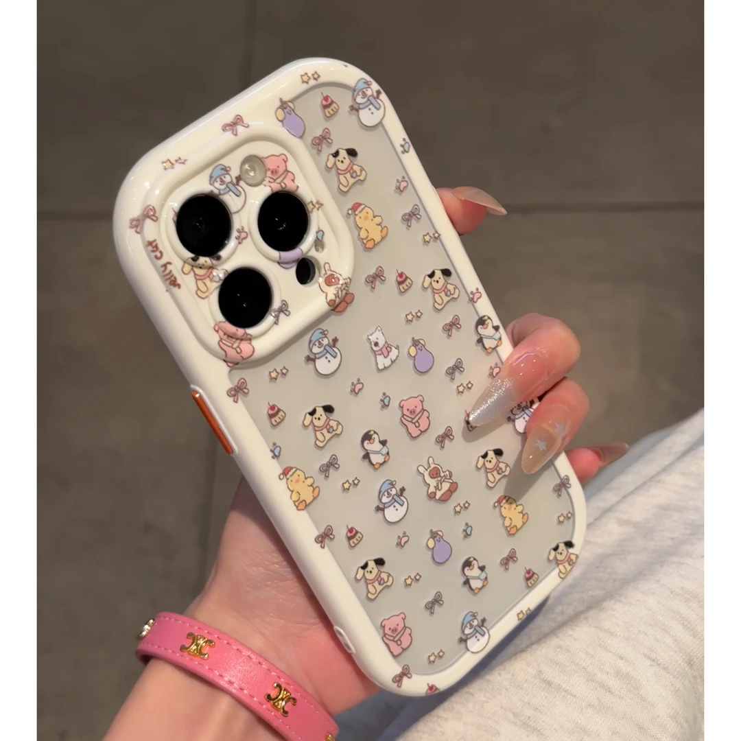 欧克里里jellycat小动物合集适用苹果16手机壳华为vivo小米15oppo