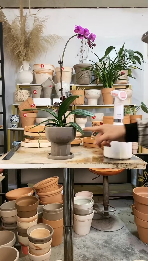 【闪购商品】红陶13.5*13.5灰陶火锅 1盆1托