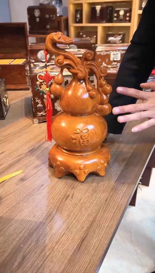 【闪购商品】花梨木类成套家具花梨木 福葫芦摆件