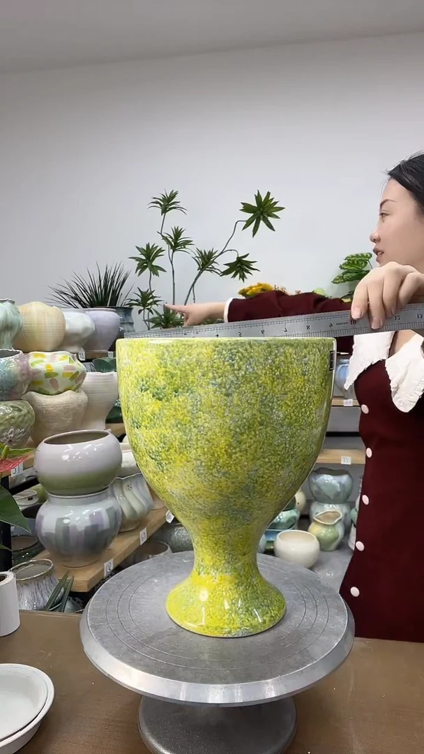 11.15陶瓷花盆直播链接高.  30    口23