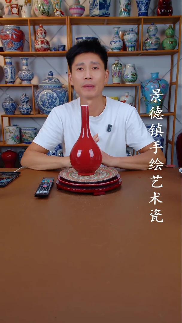 现代景德镇手工手绘陶瓷摆件9