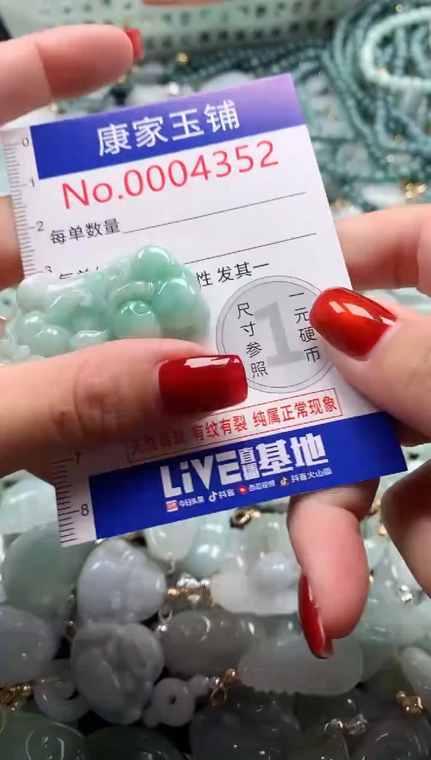 翡翠未镶嵌吊坠(不含链)4352