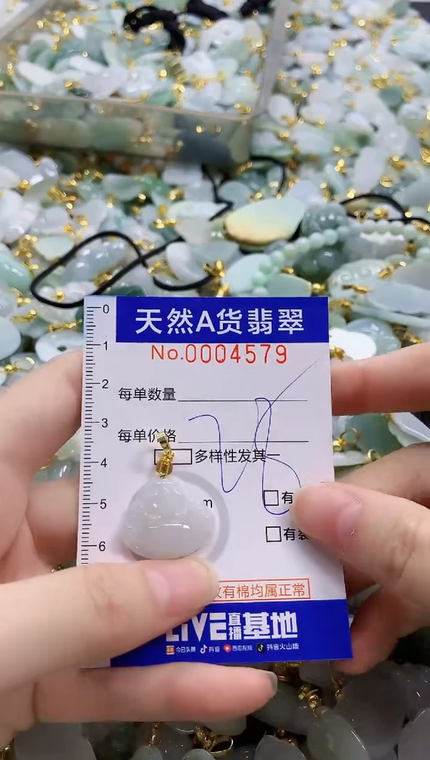 颈饰未镶嵌翡翠天然A货翡翠