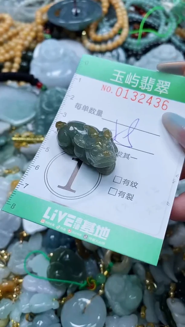 翡翠未镶嵌颈饰闪购0132436