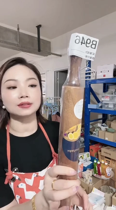 瓷片进口家用百货相思木擀面杖B946