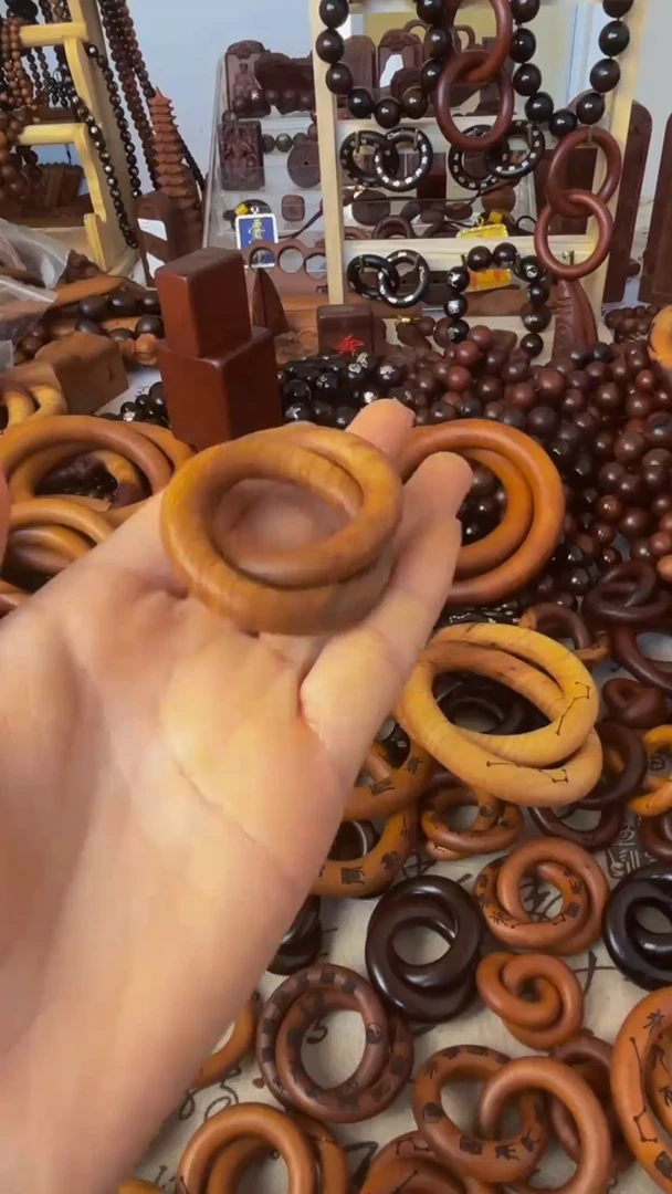 枣木30乾坤圈一物一拍桃木微瑕