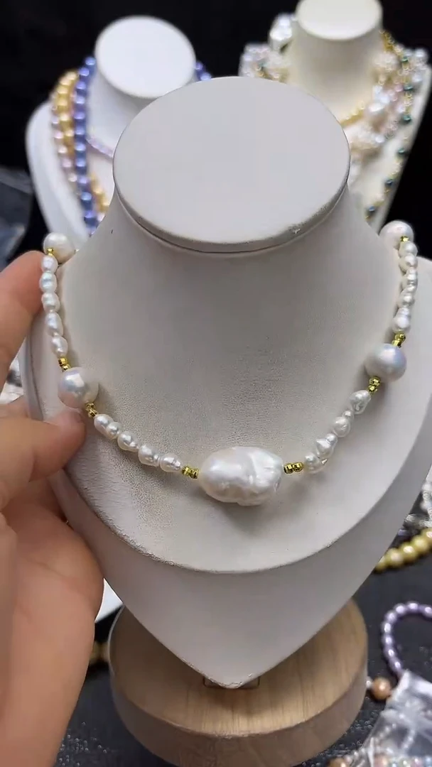 颈饰未镶嵌淡水珍珠多人