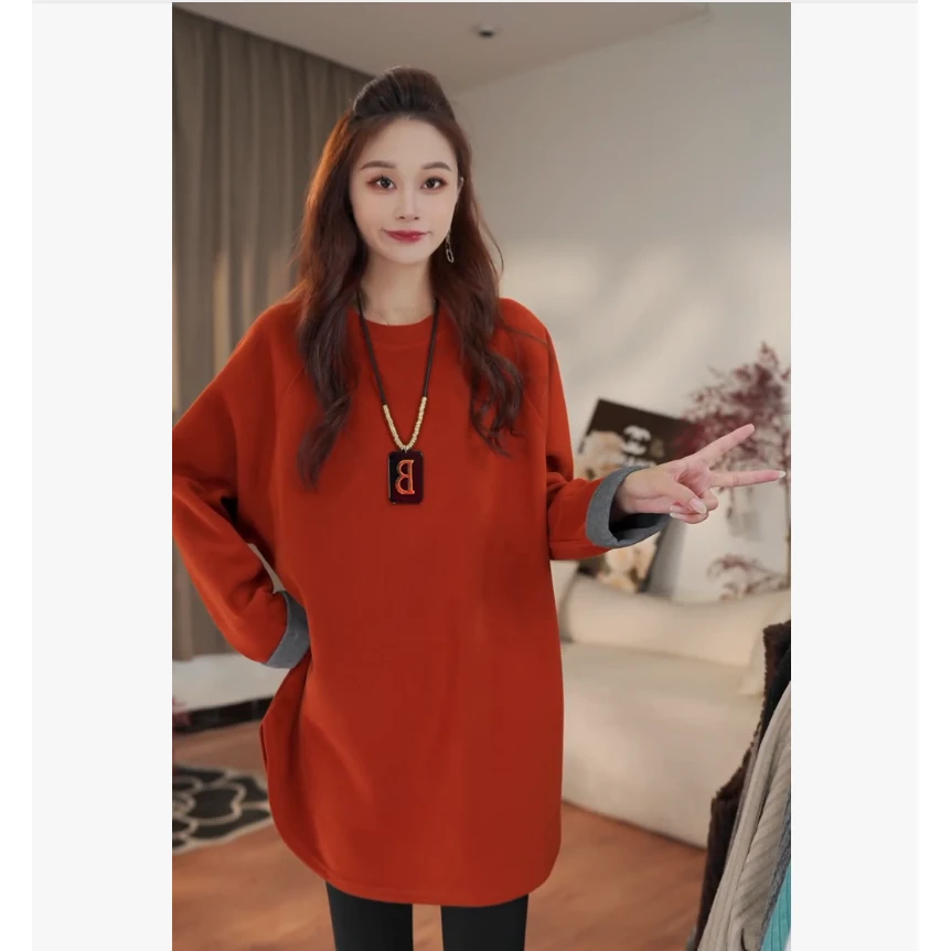 【现货】新款韩版简约百搭时尚T恤打底衫休闲上衣251010