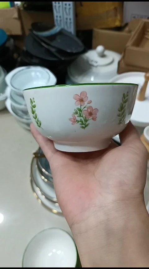 瓷5.25寸微瑕米饭碗6个装