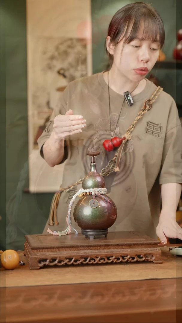 306号精品天然大漆酒葫芦一物一拍~